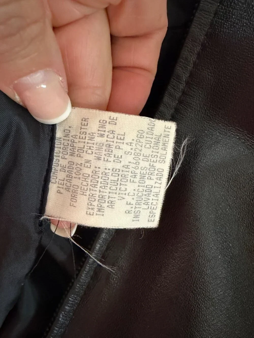 Weekend Mens Leather Moto Jacket Size M Black Zipper Front Minimalist Vintage